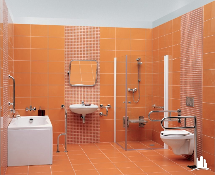 Поручни для инвалидов в санузлах и ванной комнаты - фото 2