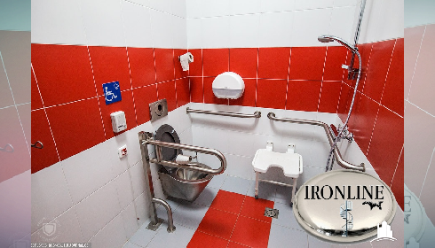 Поручни для инвалидов в санузлах и ванной комнаты